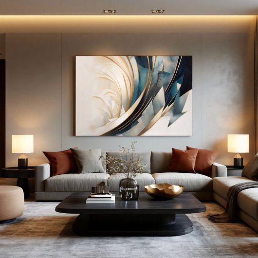 インフィニティのエコー キャンバスプリント