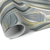 インフィニティを超えたシルバーと金ゴールド: ラッピングペーパー (ロールコーナー)