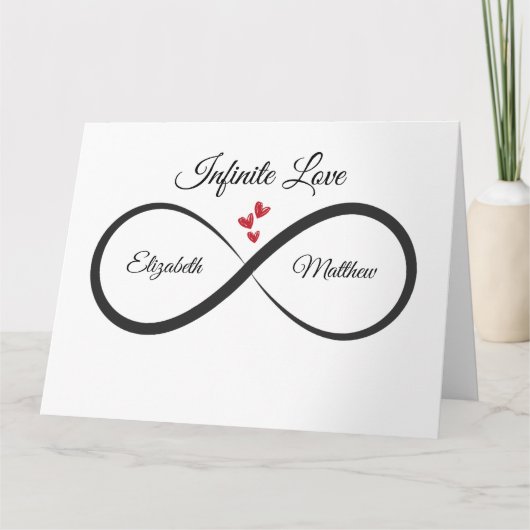インフィニティアニバーサリーカード |名前と年 カード (裏面)