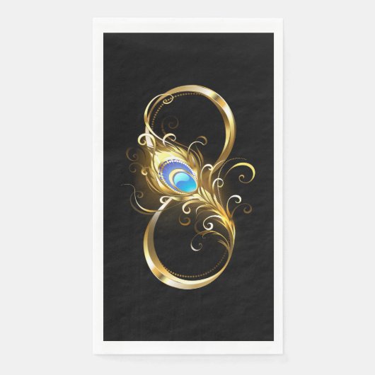 インフィニティウィズゴールデンピーコックフェザー (正面)