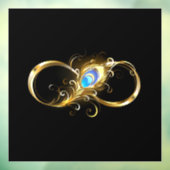 インフィニティウィズゴールデンピーコックフェザー ウィンドウサイン (シート3)