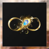 インフィニティウィズゴールデンピーコックフェザー ウィンドウサイン (シート2)