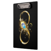 インフィニティウィズゴールデンピーコックフェザー クリップボード (左)