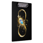 インフィニティウィズゴールデンピーコックフェザー クリップボード (右)