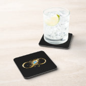 インフィニティウィズゴールデンピーコックフェザー コースター (右側)