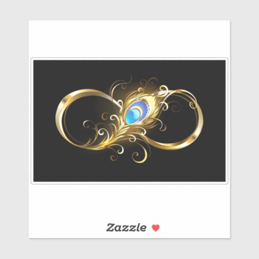 インフィニティウィズゴールデンピーコックフェザー シール (シート)