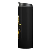 インフィニティウィズゴールデンピーコックフェザー タンブラー (回転右)