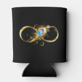 インフィニティウィズゴールデンピーコックフェザー 缶クーラー (裏面)