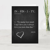 インフィニティカスタマイズーより多くのバレンタインデーのカード カード (正面)