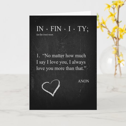 インフィニティカスタマイズーより多くのバレンタインデーのカード カード (黄色い花)