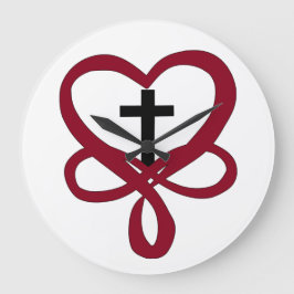 インフィニティクリスチャン・クロス ラージ壁時計