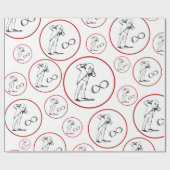 インフィニティクールシンボル哲学的ラッピング紙 ラッピングペーパー (フラット)