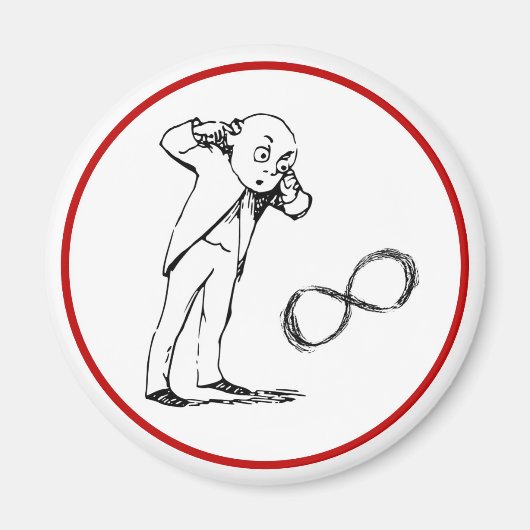 インフィニティクールシンボル哲学的磁石 マグネット (正面)