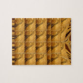 インフィニティゴールデンキリン動物モチーフアートプリント ジグソーパズル (横)