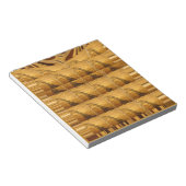 インフィニティゴールデンキリン動物モチーフアートプリント ノートパッド (アングル)