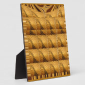 インフィニティゴールデンキリン動物モチーフアートプリント フォトプラーク (側面)