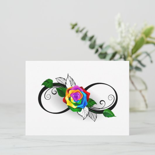 インフィニティシンボルとレインボーバラ カード (スタンド正面)