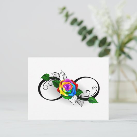 インフィニティシンボルとレインボーバラ セーブザデート (スタンド正面)