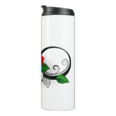 インフィニティシンボルとレインボーバラ タンブラー (回転右)