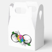 インフィニティシンボルとレインボーバラ フェイバーボックス (オープン)