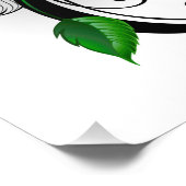 インフィニティシンボルとレインボーバラ フォトプリント            (角)