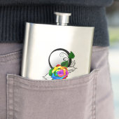 インフィニティシンボルとレインボーバラ フラスク (インサイチュ)