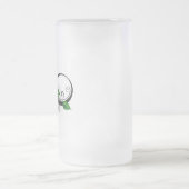 インフィニティシンボルとレインボーバラ フロストグラスビールジョッキ (中央)