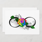 インフィニティシンボルとレインボーバラ プログラム (正面/裏面)