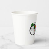 インフィニティシンボルとレインボーバラ 紙コップ (右)