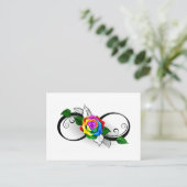 インフィニティシンボルとレインボーバラ 紹介カード (スタンド正面)