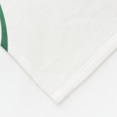 インフィニティシンボルと孔雀の羽 フリースブランケット (角)