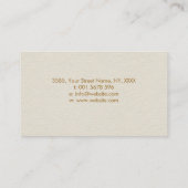 インフィニティシンボルぼかし – カラー(ばちゃばちゃ)跳ねる 名刺 (裏面)