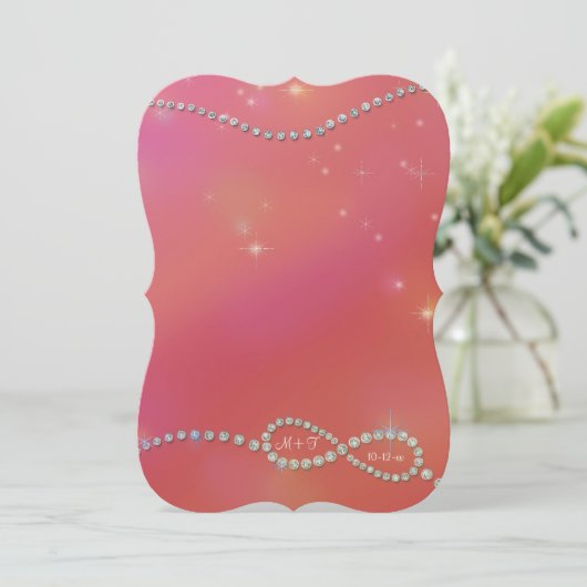 インフィニティシンボルサイン 無限の愛 輝く光 招待状 (スタンド正面)