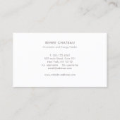 インフィニティシンボルヒーリングアート 名刺 (裏面)