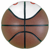 インフィニティシンボル付きレインボーハミングバード バスケットボール (右)