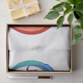 インフィニティシンボル付きレインボーハミングバード 薄葉紙 (ギフト)