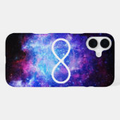 インフィニティシンボル星雲 iPhoneケース (裏面横)