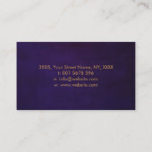 インフィニティシンボル – ツリー分岐名刺 名刺 (裏面)