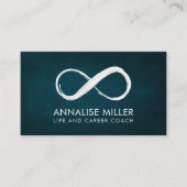 インフィニティシンボル – 白絵を描線ビジネスCa 名刺 (正面)