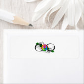 インフィニティシンボル(虹のバラ) ラベル (インサイチュ)