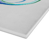 インフィニティシンボル（虹の羽根あり） カッティングボード (角)