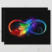 インフィニティシンボル（虹の羽根あり） シーズンカード (正面/裏面)