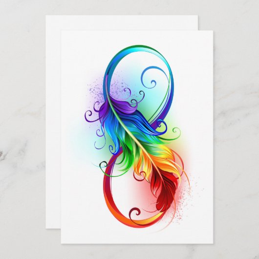 インフィニティシンボル(虹の羽根あり) シーズンカード (正面/裏面)