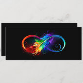 インフィニティシンボル(虹の羽根あり) セーブザデート (正面/裏面)