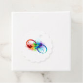 インフィニティシンボル（虹の羽根あり） フェイバータグ (インサイチュ)