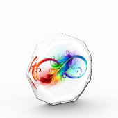 インフィニティシンボル(虹の羽根あり) フォトブロック (左)