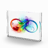 インフィニティシンボル(虹の羽根あり) フォトブロック (右)