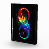 インフィニティシンボル(虹の羽根あり) フォトブロック (右)