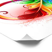 インフィニティシンボル（虹の羽根あり） フォトプリント            (角)