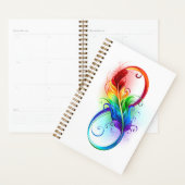 インフィニティシンボル（虹の羽根あり） プランナー手帳 (ディスプレー)